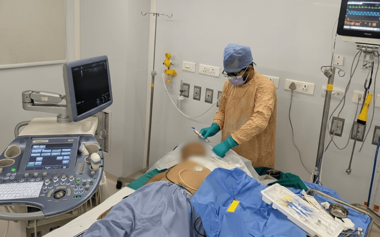 Modern ICU equipment