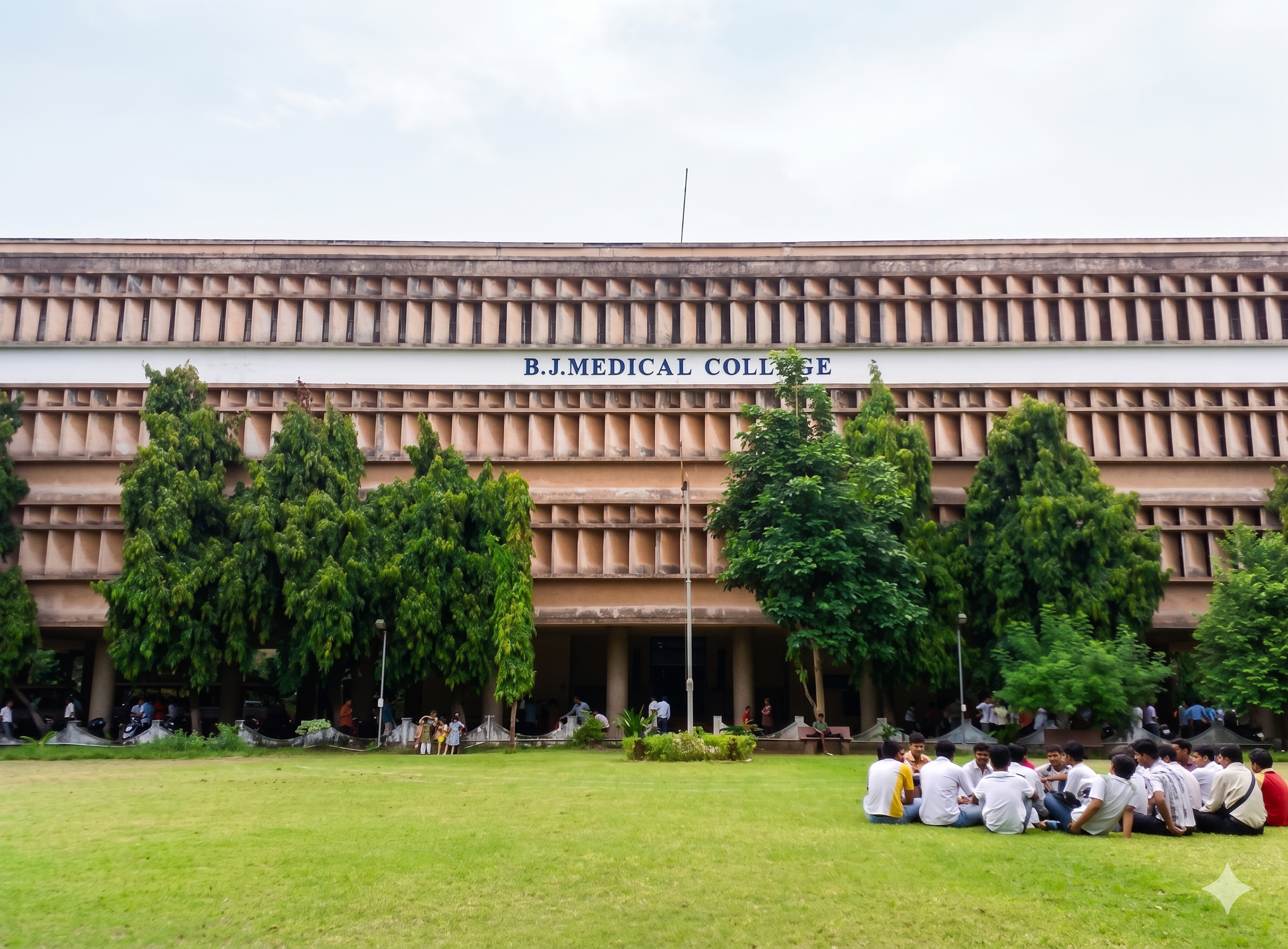 B.J. Medical College Logo